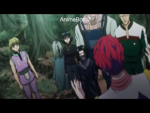 هنتر X هنتر زعيم العناكب كرولو يستأجر هيسوكا اندهاش جميع افراد العصابة