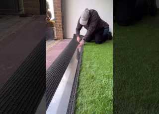 Perfect Cutting And Adjusting Artificial Grass Interior Carpet Decor Fix Floor Viral