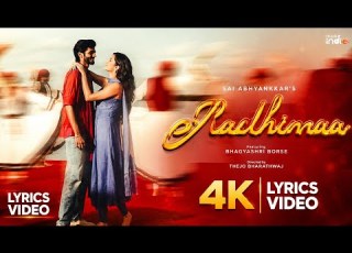  Radhimaa Lyric Video Sai Abhyankkar Bhagyashree Borse 4K