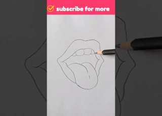 How To Draw Mouth Easy Mouth Drawing