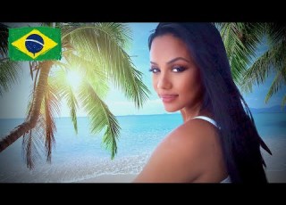 Brazilian Model Photoshoot At Barra Da Tijuca Beach Rio De Janeiro