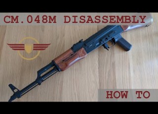 OLD SCHOOL HOW TO CYMA CM 048M Disassembly AKM AK 47 Internal Review