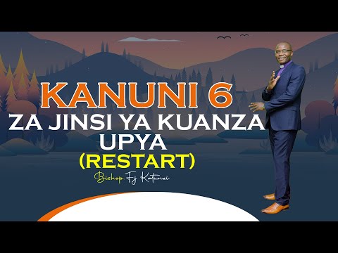 ANZA UPYA RESTART VOL 01 BY BISHOP FJ KATUNZI