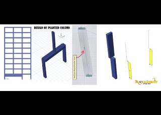  مقتطفات من محاضرة تصميم الاعمده المزروعه والكمر التحويلي من ورشة التصميم الاون لاين