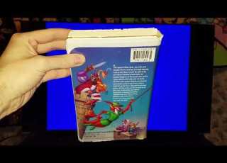 Rewinding A VHS Robin Hood 1992 VHS Version 2