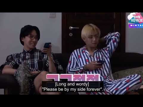 When Jimin Till Remember That V Cry In Bon Voyage Season 2 While Writing Letter To Him Soulmate