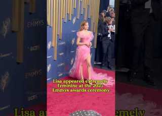 Lisa Appeared Extremely Feminine At The 2025 Emmys Awards Ceremony Lisa Blackpink Emmys2025