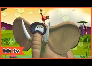  Gazoon Elephant Goes Swimming Funny Animal Cartoons For Kids By HooplaKidz Tv