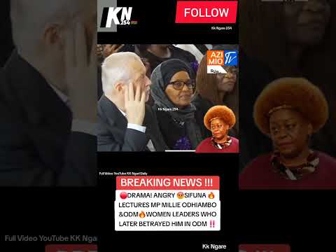 Sifuna Lectures Millie Odhiambo