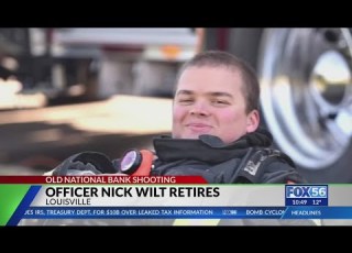  Louisville Officer Nick Wilt Honored As A Hero At Retirement Ceremony