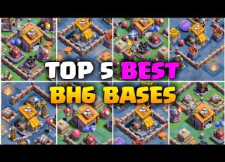 Top 5 New Builder Hall 6 Base Links 2023 Best Bh6 Top5 Bases