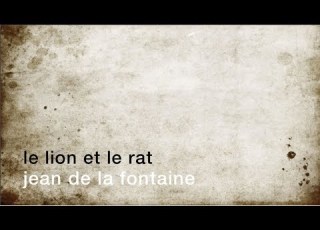 The Minute Of Poetry The Lion And The Rat Jean De La Fontaine