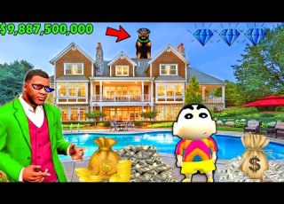 Poor FRANKLIN And SHINCHAN Become BILLIONAIRE In GTA 5 PART 1