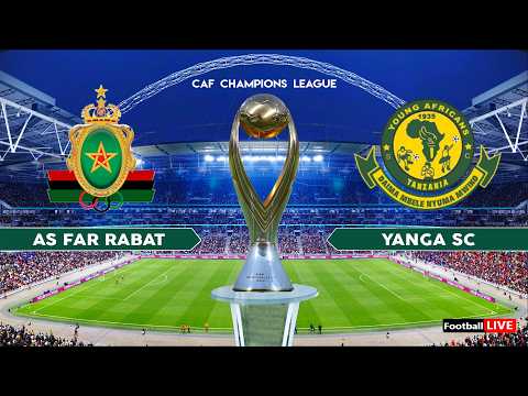 AS FAR RABAT Vs YANGA SC CAF Champions League 2025 26 Full Match All Goals Simulation PES