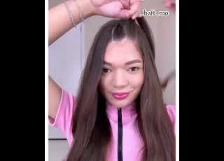 آموزش جلو موی ساده و شیک