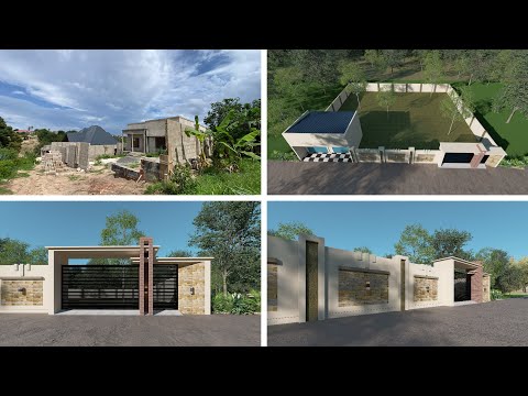 OUR KONGOE FENCE IS 80 PERCENT COMPLETED SO FAR Mrhouse Ramanizanyumba Decoration