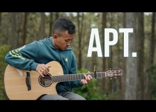 APT ROSÉ Bruno Mars Fingerstyle Guitar Cover