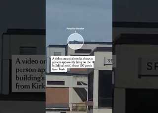  Charlie Kirk Event Videos Show Possible Shooter On Roof