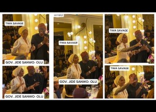  Gov Sanwo Olu Seen Dancing With Tiwa At Tiwa Savage Music Foundation Launch Emotional Speech