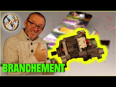 TUTORIEL Branchement Moteur Machine à Laver Moteur Universel Récupération PMbricoleur