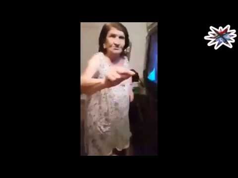 عجوز لبنانية تتفاعل مع مسلسل بشكل تلقائي و مضحك