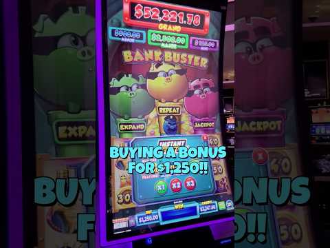 1 250 Bonus Buy And I Won Bankbuster Highlimitslots Casinogames