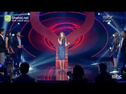 Arab Idol نانسي عجرم في أغنية مع المشتركين
