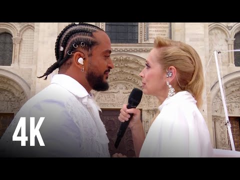 Lara Fabian Slimane Je Suis Malade Live At The Paris 2024 Olympics Opening Pre Ceremony