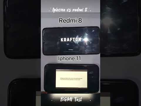 Iphone 11 Vs Redmi 8 BGMI TEST WHO FAST Shorts Viral Video
