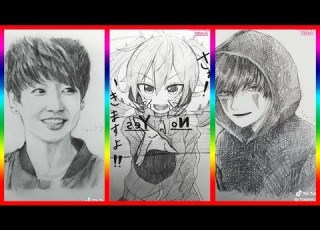 ティックトック イラスト ック絵 Tik Tok Paint Anime 57