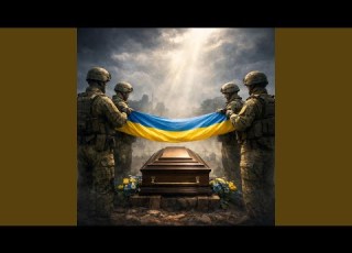  Лежав в траві поранений солдат