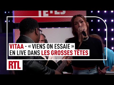 Vitaa Viens On Essaie LIVE Dans Les Grosses Têtes
