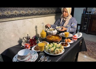 غير أنا وراجلي طابلة اقتصادية شبعانة بنة وجدتها بقات ساعتين للأذان رمضان كريم