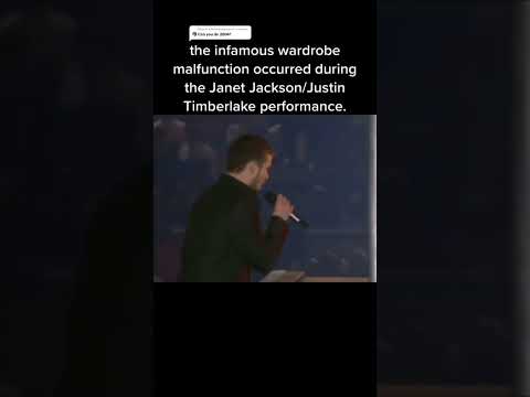 Janet Jackson Justin Timberlake Super Bowl Half Time Show 2004