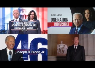The Inauguration Day Intros Of Primetime Special On ABC CBS NBC