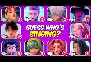 Guess KPop Demon Hunters Movie Character 2025 By Song Voice Huntrix Saja Boys Soda Pop
