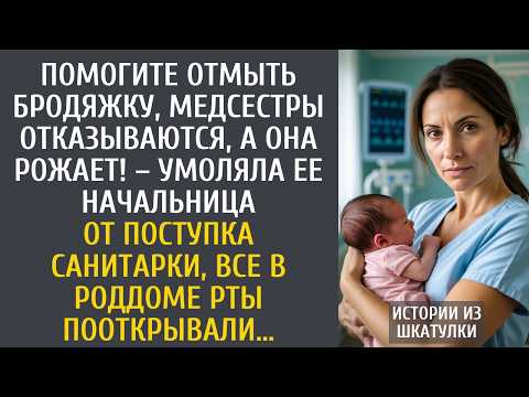 Помогите отмыть бродяжку медсестры отказываются а она рожает умоляла ее начальница