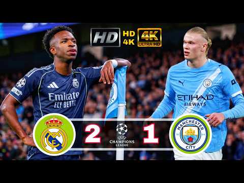 مباراة الجنون ريال مدريد ومانشستر سيتي 2 1 دوري ابطال اوروبا 2026 تعليق عربي جوده عاليه