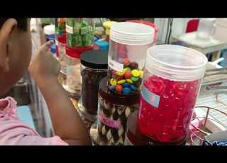 Tayyibah Enjoys Her Waffle With Coconut Ice Cream