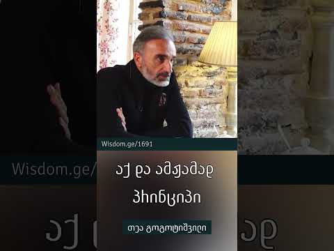 აქ და ამჟამად პრინციპი თეა გოგოტიშვილი