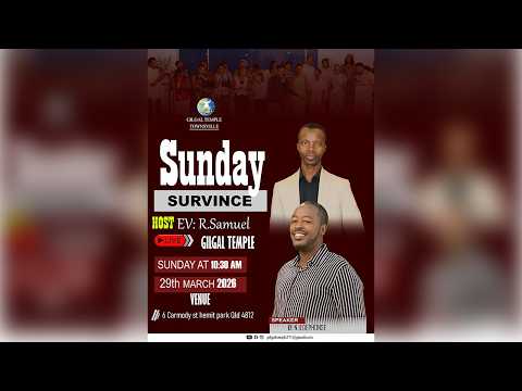 GILGAL TEMPLE SUNDAY MORNING SERVICE 29 03 2026