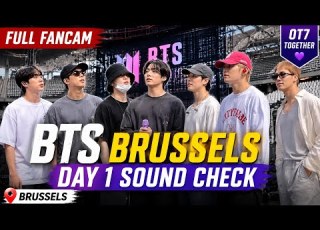  BTS Brussels Live Concert Soundcheck Day 1 Full Fancam OT7 First Rehearsal Arirang Tour 2026