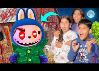 للاسف لابوبو الشرير هجم علينا فالمزرعة ورمانا في المسبح The Evil Labubu Got Into Our Farm