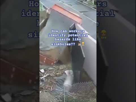 Workers Backs Into Sinkhole Jjsafetyllc Safetyfirst Safetyfails Workers Backs Into Sinkhole Jjsafetyllc Safetyfirst Safetyfails