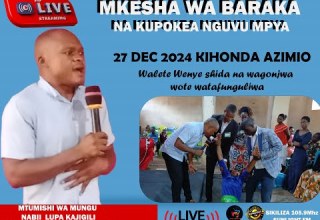 LIVE IBAADA YA BARAKA NA KUFUNGUA MILANGO MTUMISHI WA MUNGU NABII KAJIGILI