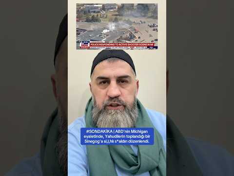 ABD Nin Michigan Eyaletinde Yahudilerin Toplandığı Bir Sinegog A Si L Hlı S Aldırı Düzenlendi