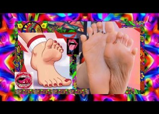  A SPECIAL TOE WIGGLING BIG SILKY SOLES