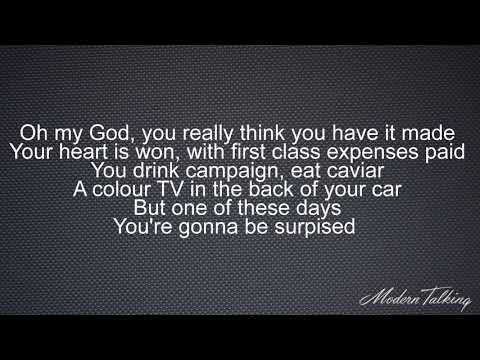 Modern Talking Diamonds Never Made A Lady Lírics