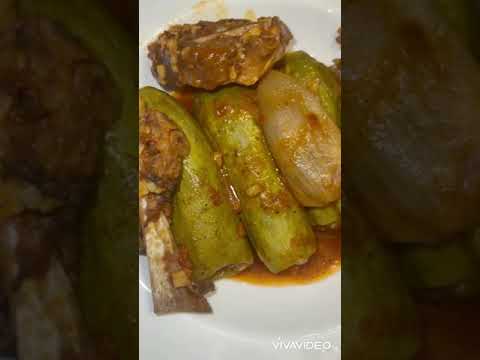 Arabisches Essen Gefüllte Zucchini Und Weißkohl Mehshi محشي Tik Tok Ramadan