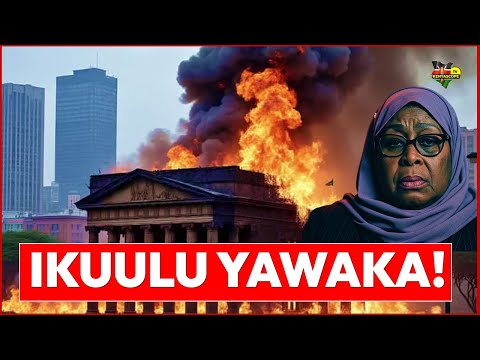 Eilmeldung Das Tansanische Staatshaus Steht In Flammen Samia Flieht Aus Dem Land